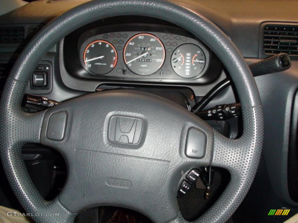 2001 CR-V LX - Clover Green Pearl / Dark Gray photo #11