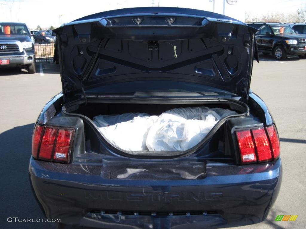 2001 Mustang V6 Coupe - True Blue Metallic / Medium Graphite photo #25
