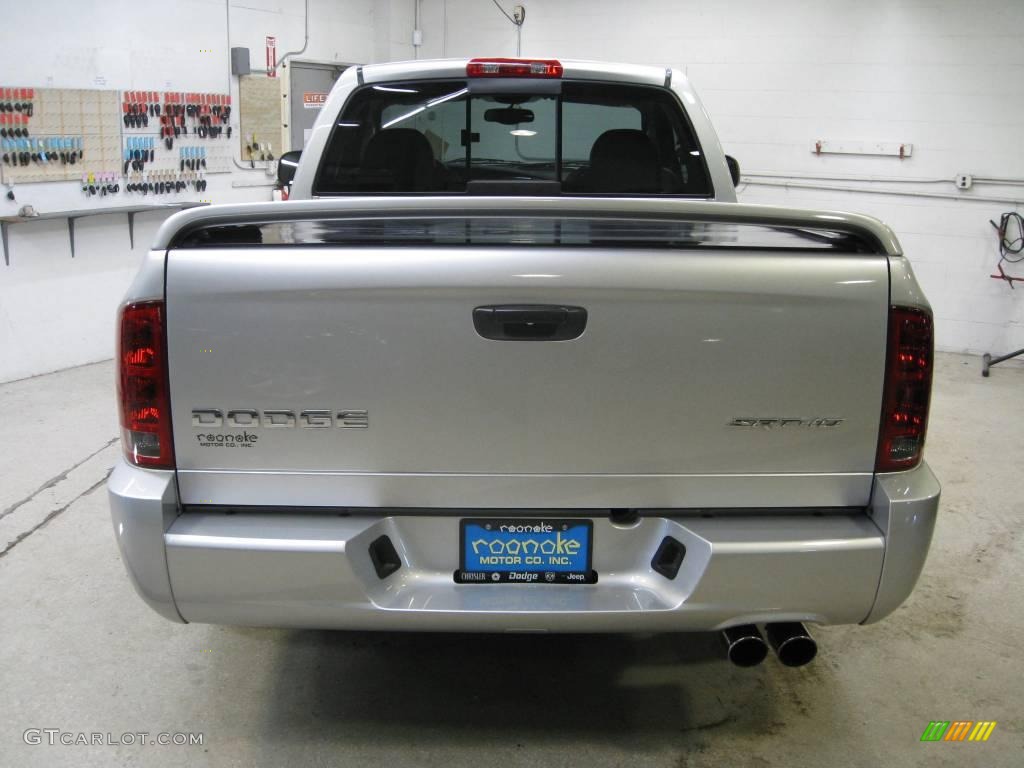 2004 Ram 1500 SRT-10 Regular Cab - Bright Silver Metallic / Dark Slate Gray photo #13