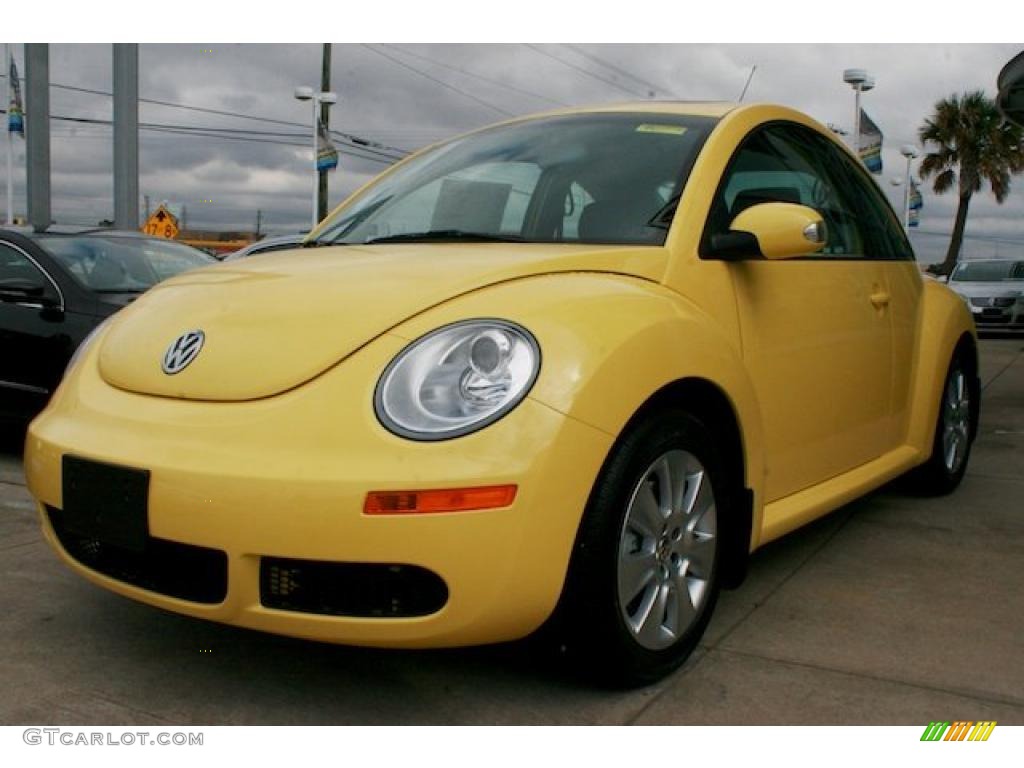 2010 New Beetle 2.5 Coupe - Sunflower Yellow / Black photo #11