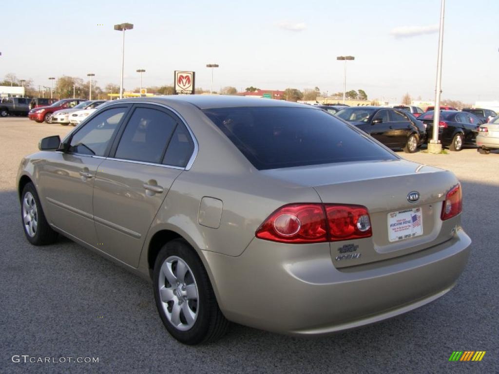 2007 Optima LX - Light Almond Beige Metallic / Beige photo #5