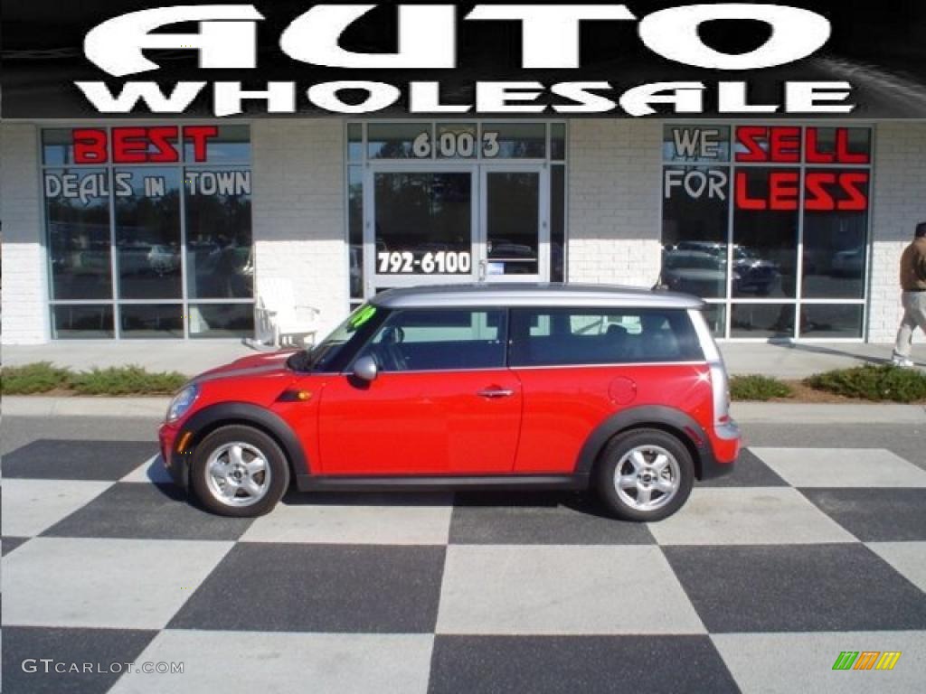 2009 Cooper Clubman - Chili Red / Black Leather photo #1