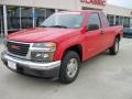 Fire Red 2005 GMC Canyon SLE Extended Cab