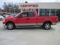 2006 Bright Red Ford F150 XLT SuperCab  photo #3