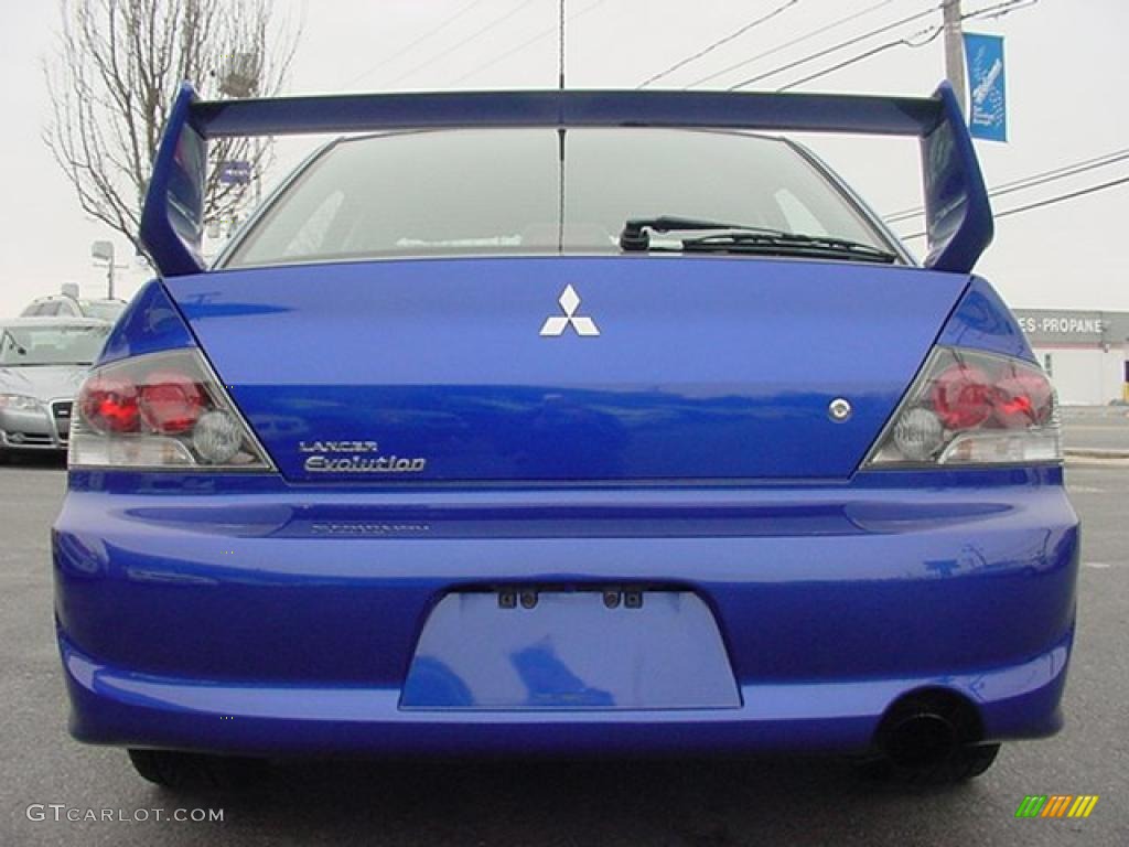 2006 Lancer Evolution IX - Electric Blue / Black Alcantara photo #14