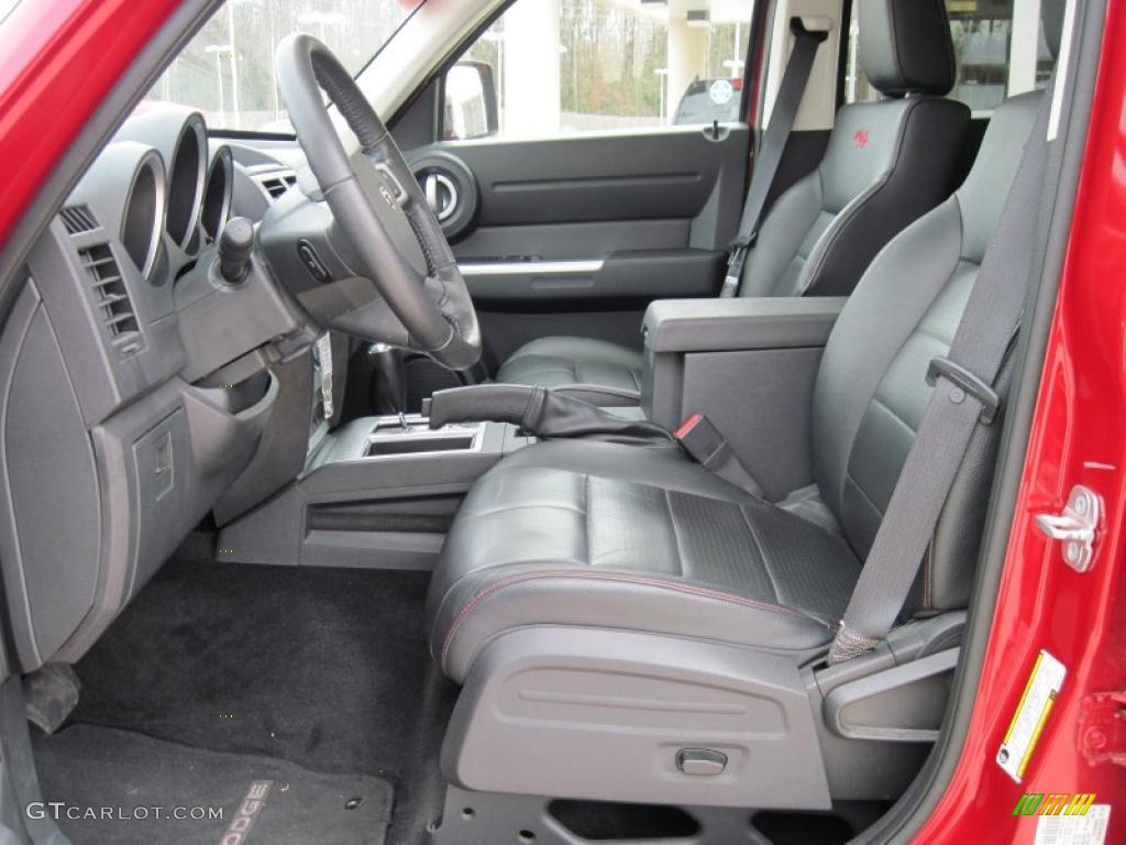 2007 Nitro R/T - Inferno Red Crystal Pearl / Dark Slate Gray photo #9
