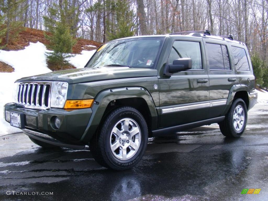 2007 Commander Limited 4x4 - Jeep Green Metallic / Dark Slate Gray/Light Graystone photo #1