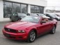 2010 Red Candy Metallic Ford Mustang V6 Premium Convertible  photo #16