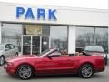 2010 Red Candy Metallic Ford Mustang V6 Premium Convertible  photo #19