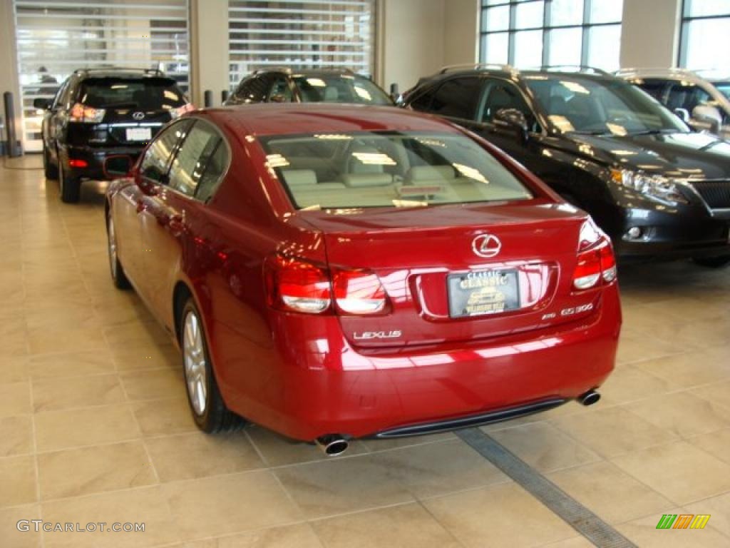 2006 GS 300 AWD - Matador Red Mica / Cashmere photo #5