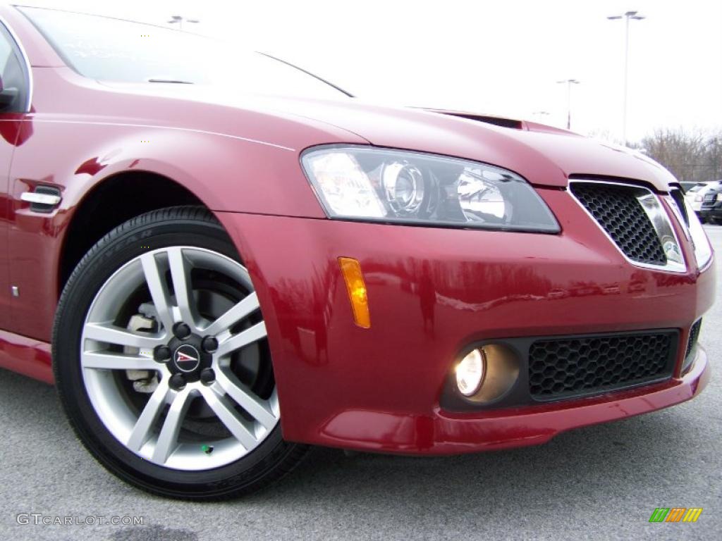 2009 G8 Sedan - Sport Red Metallic / Onyx photo #2