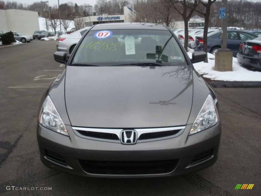 2007 Accord EX Sedan - Carbon Bronze Pearl / Ivory photo #6