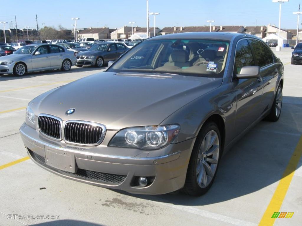 2007 7 Series 750Li Sedan - Kalahari Beige Metallic / Beige photo #1