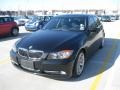 2007 Jet Black BMW 3 Series 335i Sedan  photo #1