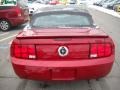 2008 Dark Candy Apple Red Ford Mustang V6 Premium Convertible  photo #4