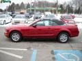 2008 Dark Candy Apple Red Ford Mustang V6 Premium Convertible  photo #6