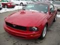 2008 Dark Candy Apple Red Ford Mustang V6 Premium Convertible  photo #15