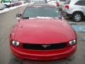 2008 Dark Candy Apple Red Ford Mustang V6 Premium Convertible  photo #16