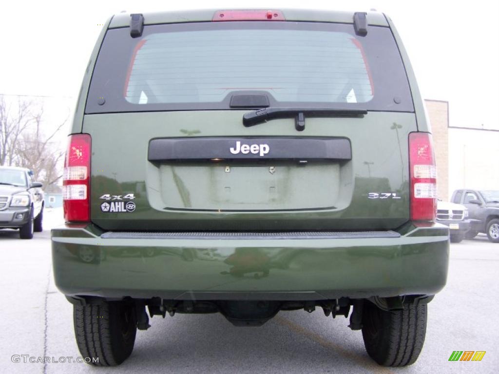2008 Liberty Sport 4x4 - Jeep Green Metallic / Pastel Slate Gray photo #6