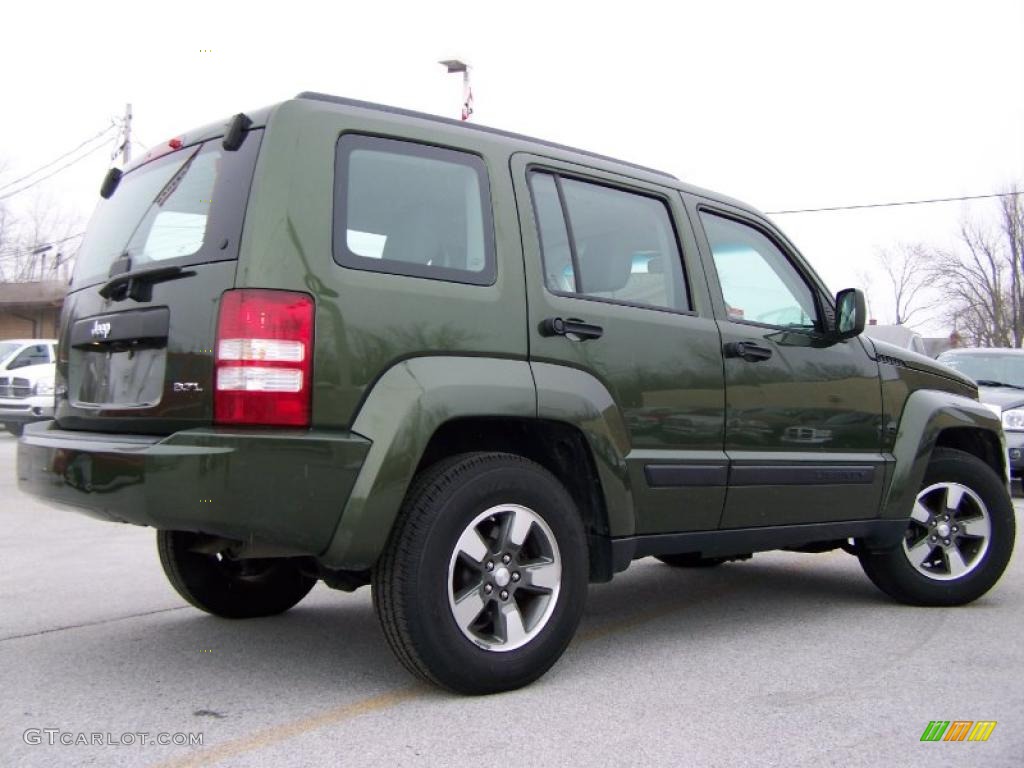 2008 Liberty Sport 4x4 - Jeep Green Metallic / Pastel Slate Gray photo #7