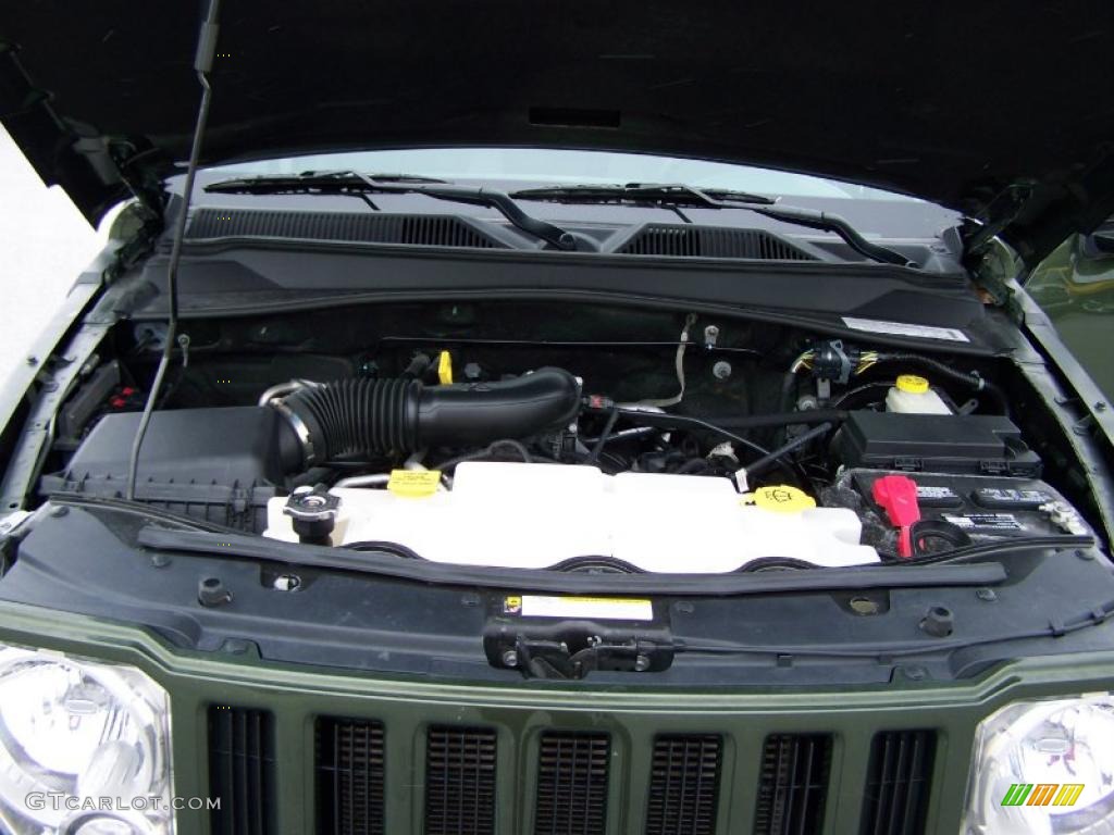 2008 Liberty Sport 4x4 - Jeep Green Metallic / Pastel Slate Gray photo #16