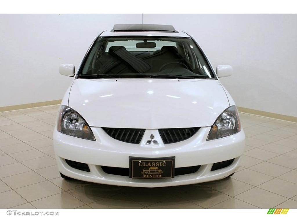 2005 Lancer OZ Rally - Diamond White Pearl / Black photo #2