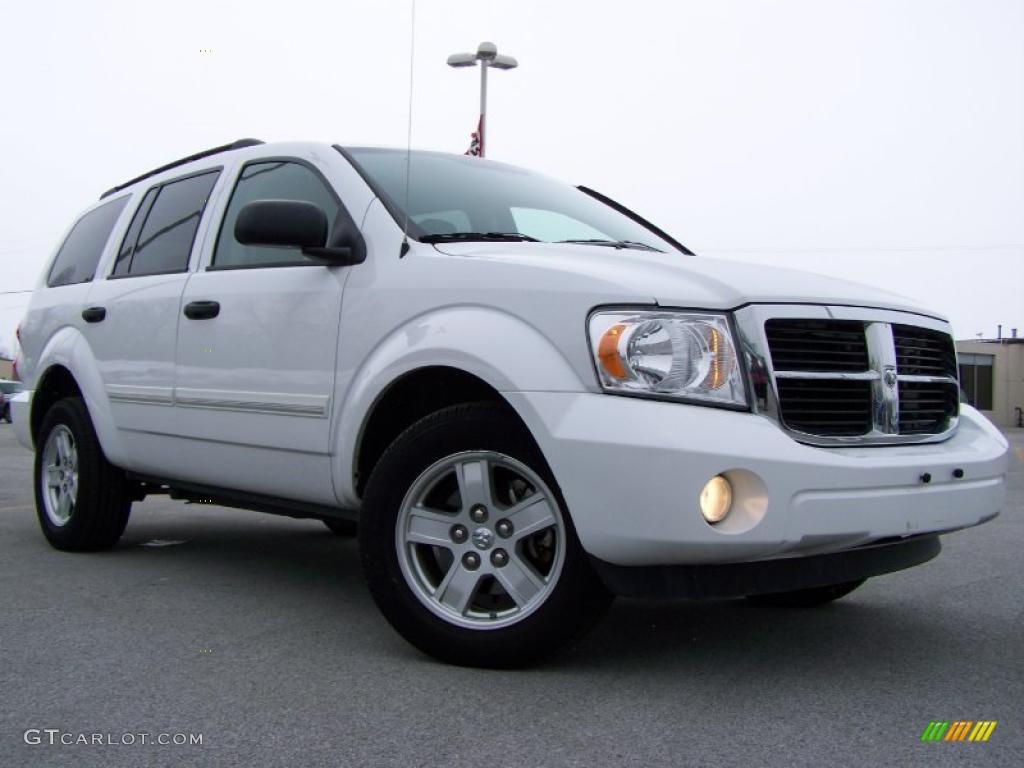 2009 Durango SLT 4x4 - Bright White / Dark Slate Gray/Light Slate Gray photo #1