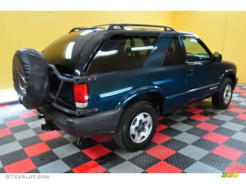 1996 Blazer LS 4x4 - Teal Green Metallic / Beige photo #6
