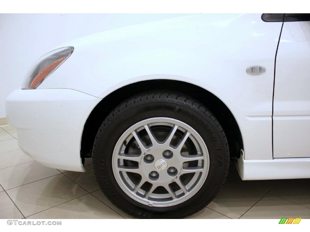 2005 Lancer OZ Rally - Diamond White Pearl / Black photo #24