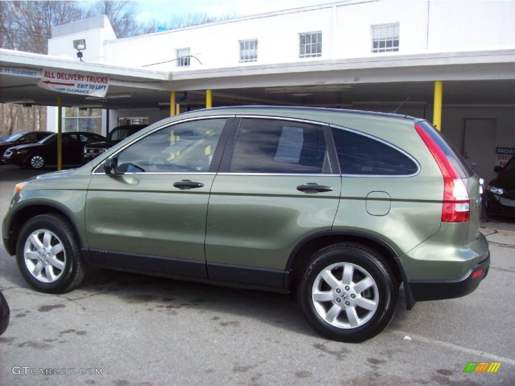 2007 CR-V EX 4WD - Green Tea Metallic / Gray photo #21