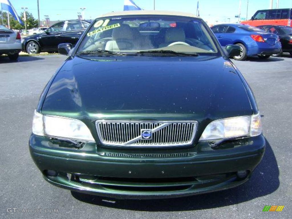 2001 C70 LT Convertible - Emerald Green Metallic / Beige photo #2