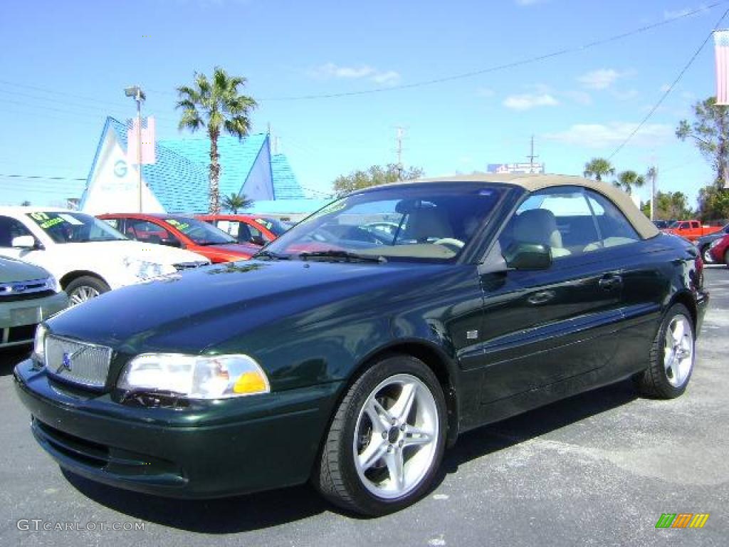 2001 C70 LT Convertible - Emerald Green Metallic / Beige photo #3