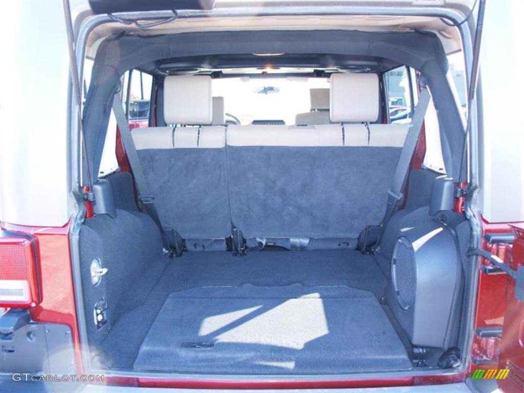 2008 Wrangler Unlimited Sahara 4x4 - Red Rock Crystal Pearl / Dark Khaki/Medium Khaki photo #5