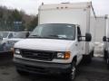 2004 Oxford White Ford E Series Cutaway E350 Commercial Moving Truck  photo #1
