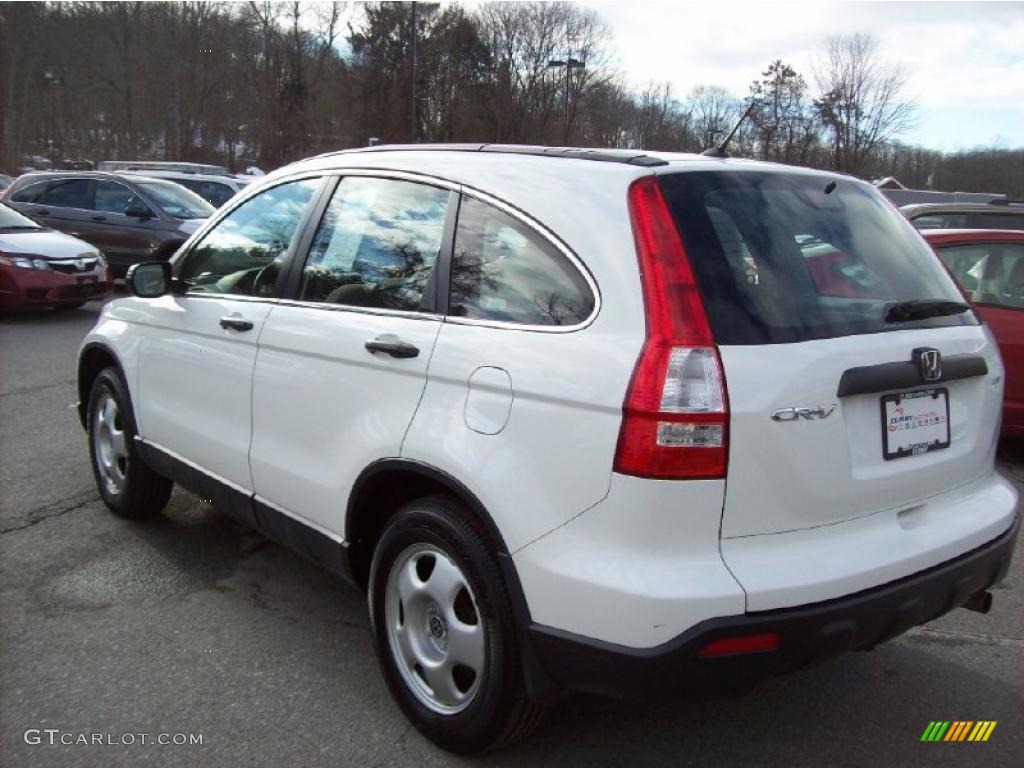 2007 CR-V LX 4WD - Taffeta White / Gray photo #2