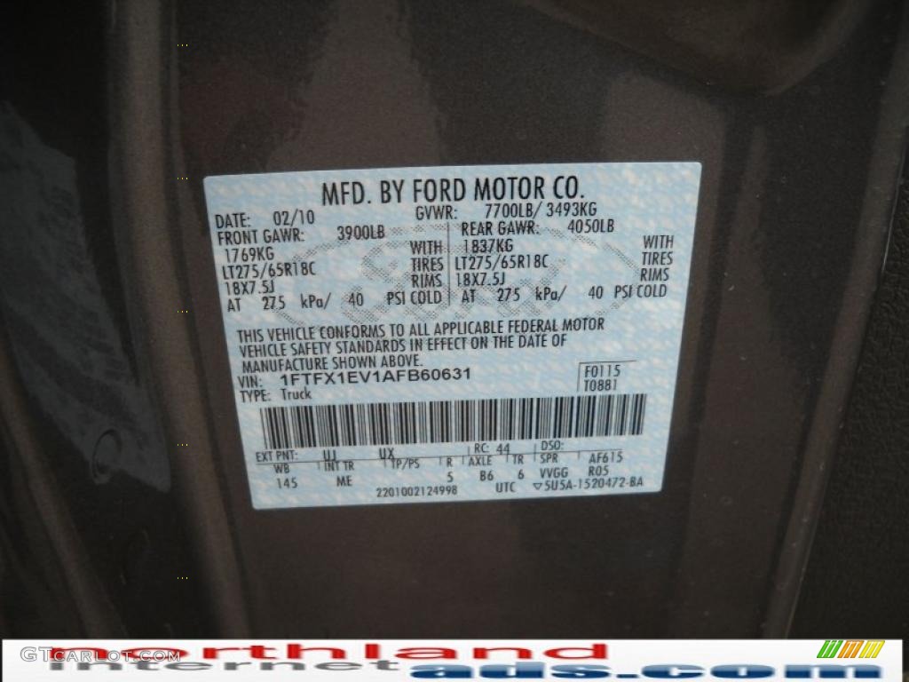 2010 F150 XLT SuperCab 4x4 - Sterling Grey Metallic / Tan photo #12