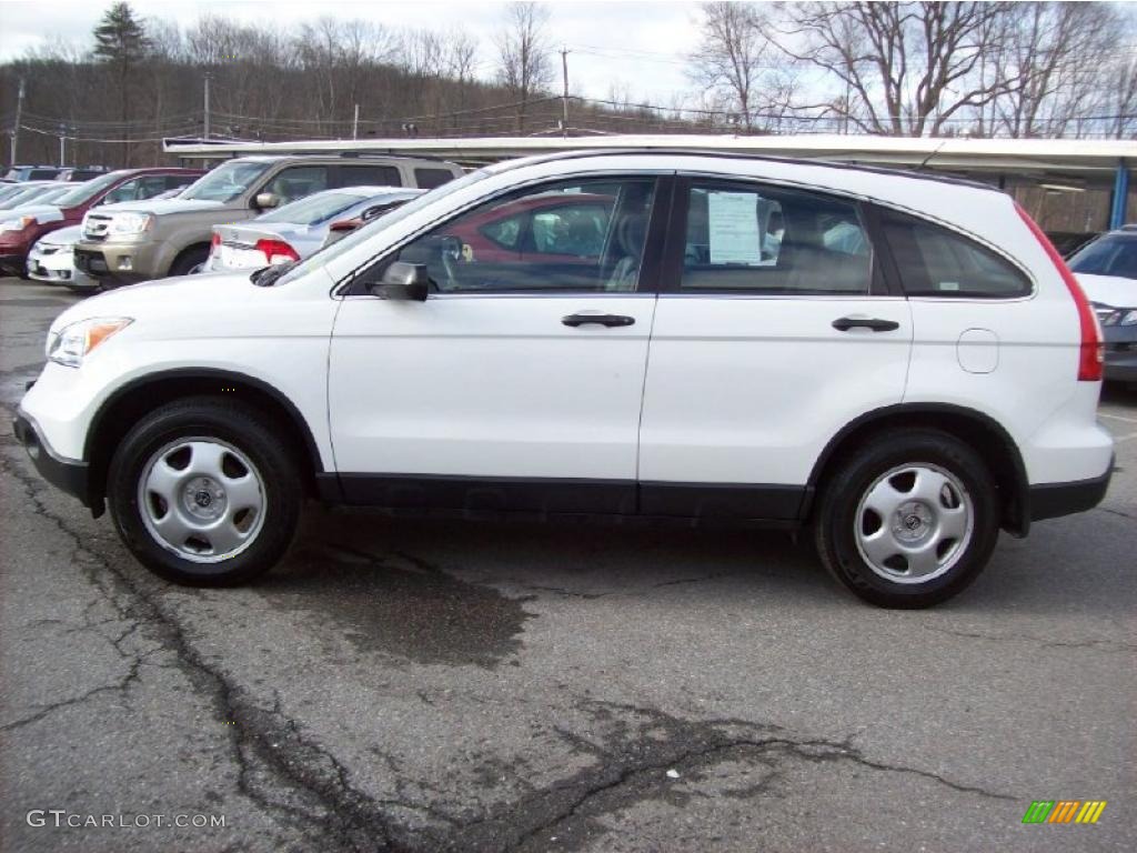 2007 CR-V LX 4WD - Taffeta White / Gray photo #19