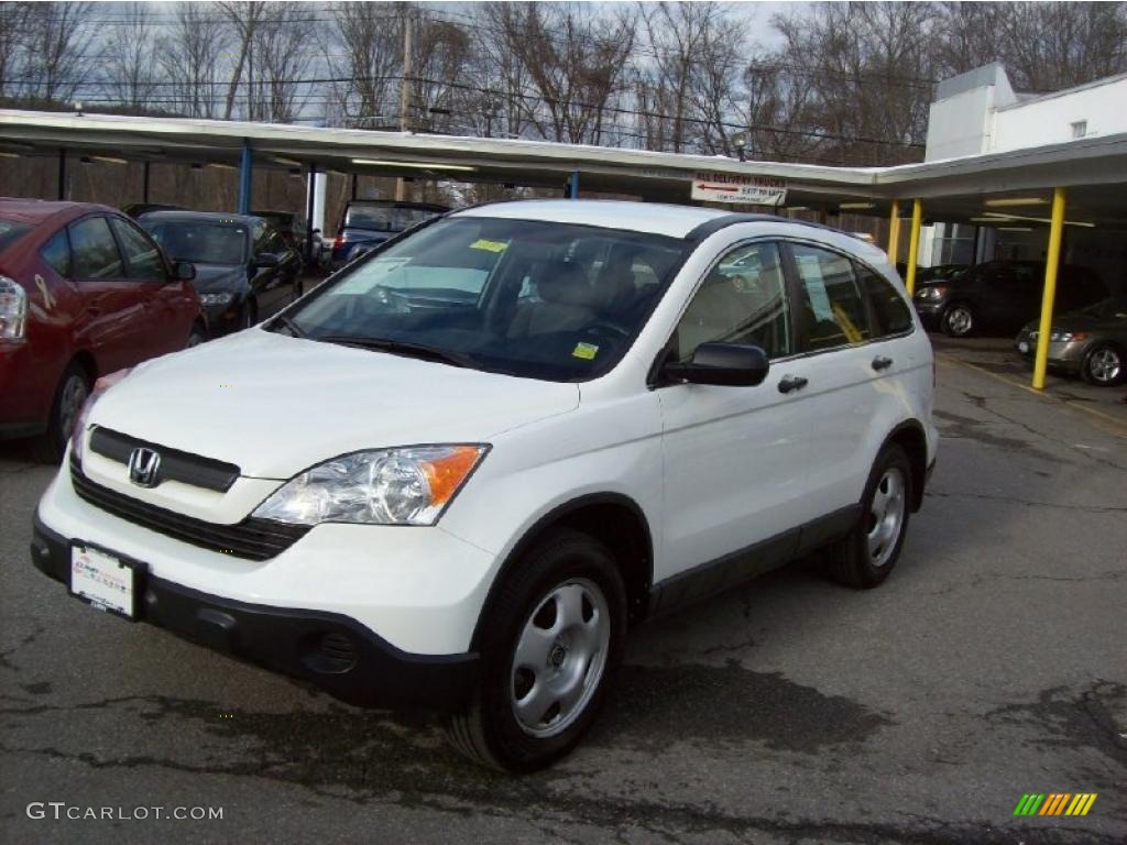 2007 CR-V LX 4WD - Taffeta White / Gray photo #20
