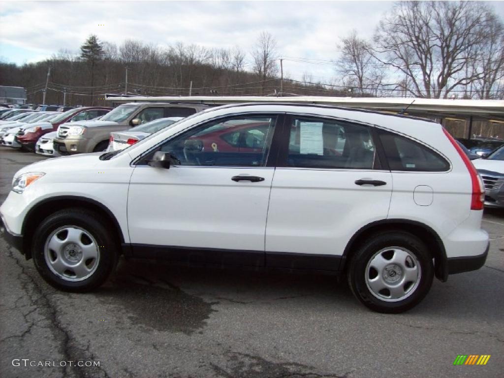 2007 CR-V LX 4WD - Taffeta White / Gray photo #22