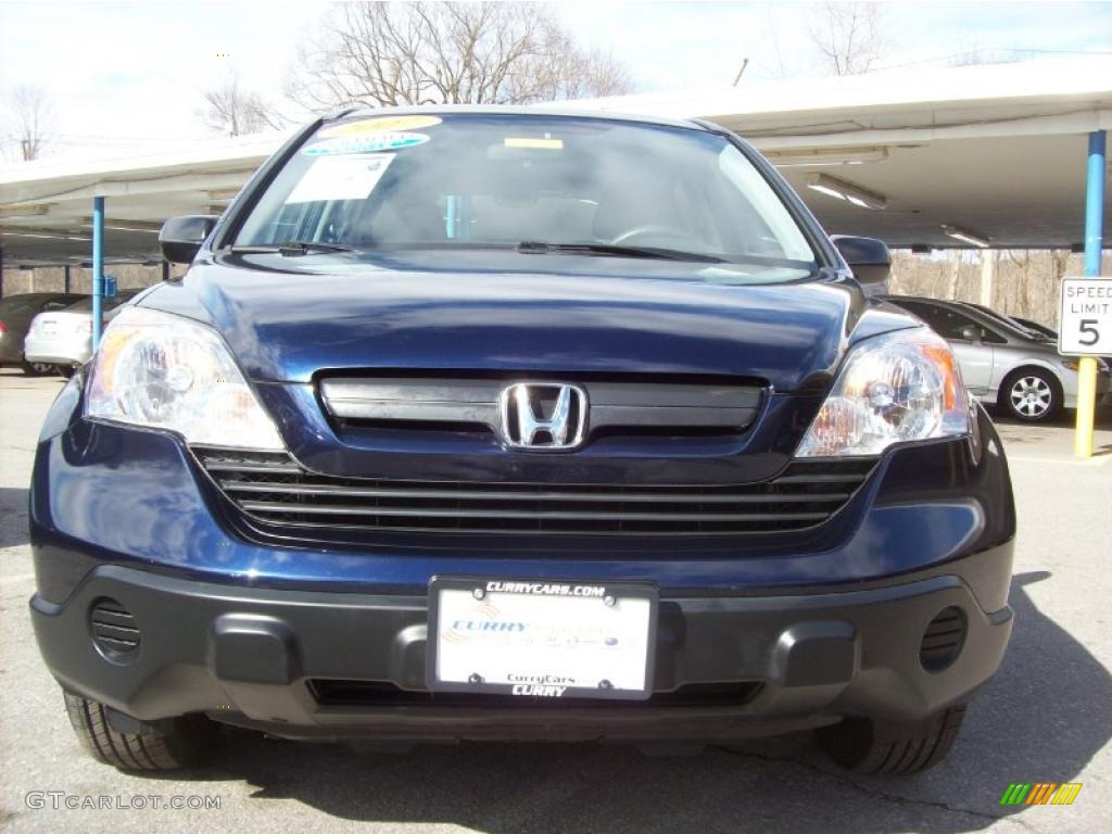 2007 CR-V LX 4WD - Royal Blue Pearl / Gray photo #3