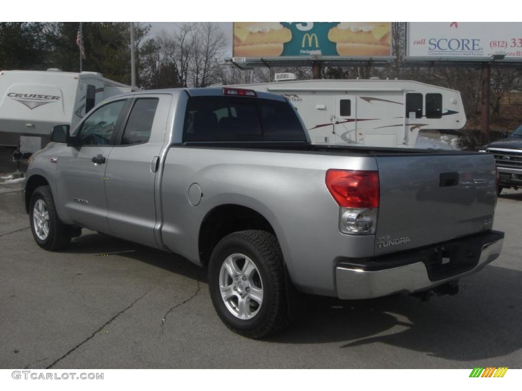 2008 Tundra Double Cab 4x4 - Silver Sky Metallic / Graphite Gray photo #3