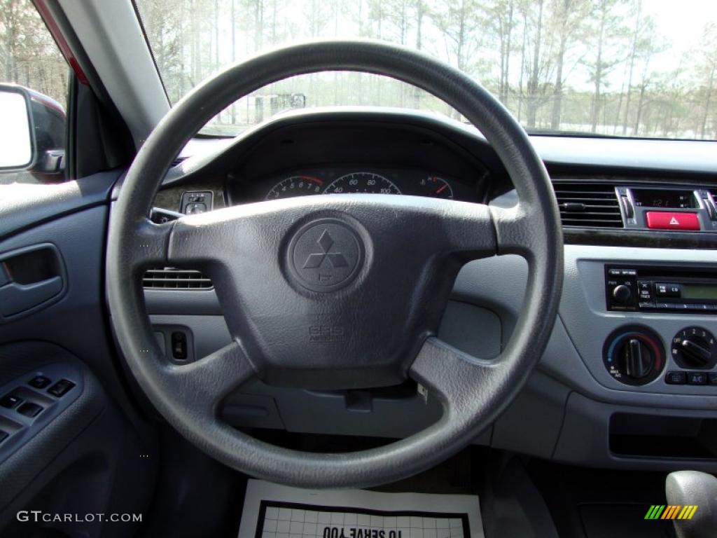 2003 Lancer ES - Rio Red Pearl / Gray photo #22