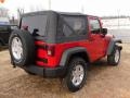 2010 Flame Red Jeep Wrangler Sport 4x4  photo #4