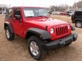 2010 Flame Red Jeep Wrangler Sport 4x4  photo #5