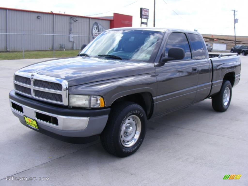 2001 Ram 1500 ST Club Cab - Graphite Gray Metallic / Agate photo #7