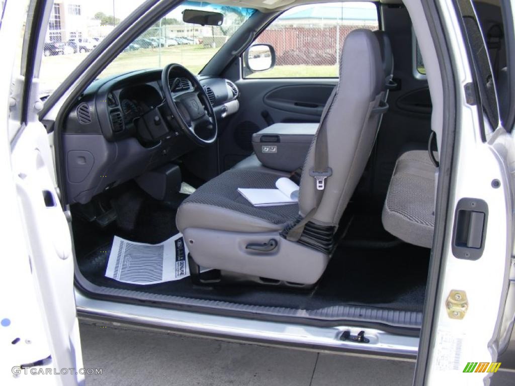 2001 Ram 1500 ST Club Cab - Graphite Gray Metallic / Agate photo #32