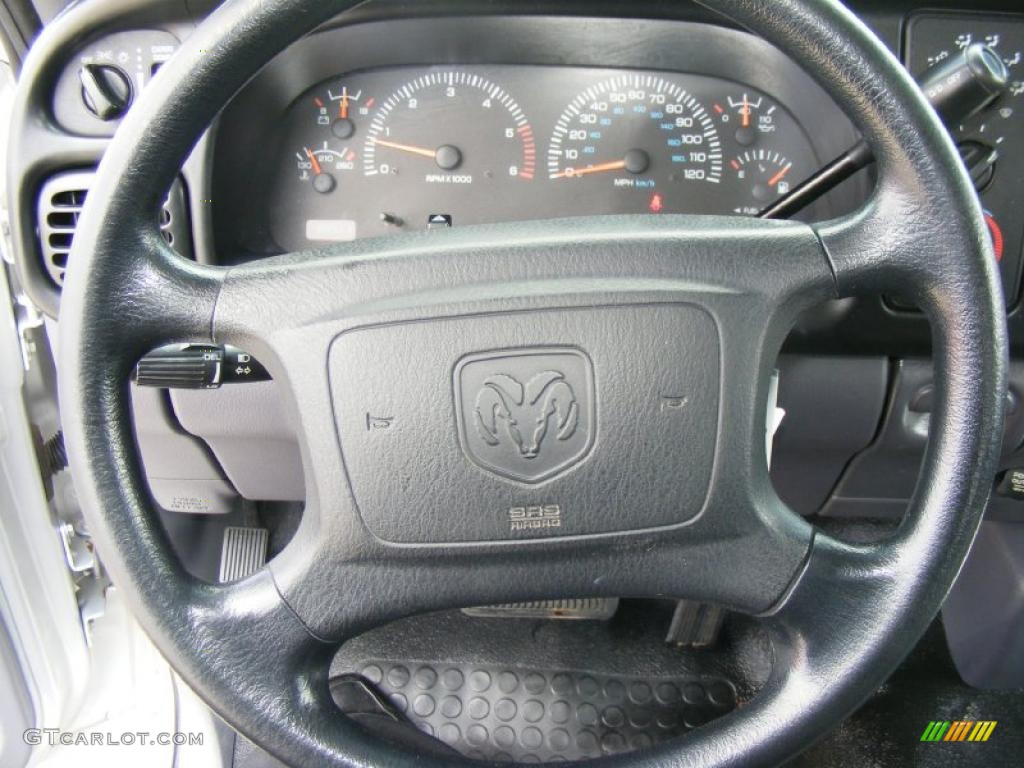 2001 Ram 1500 ST Club Cab - Graphite Gray Metallic / Agate photo #44