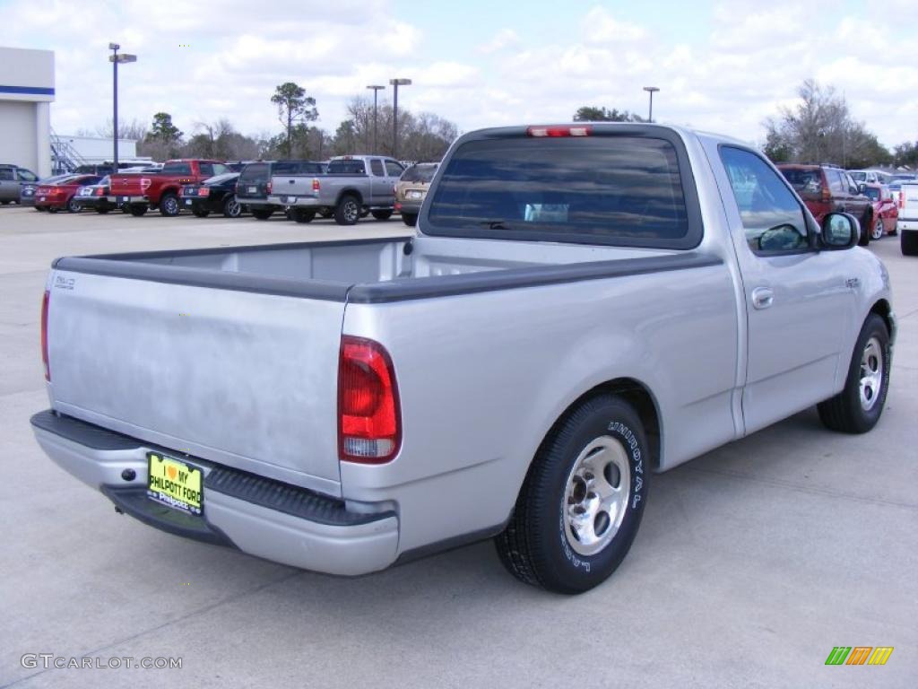 2002 F150 XL Regular Cab - Silver Metallic / Medium Graphite photo #3