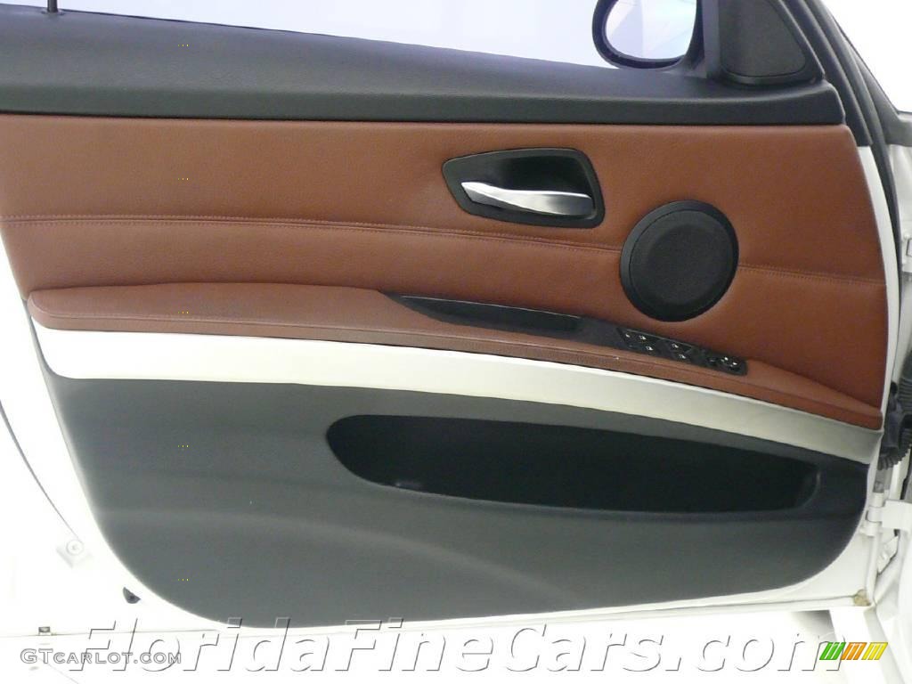 2006 3 Series 330i Sedan - Alpine White / Natural Brown photo #11