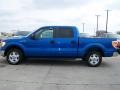 2009 Blue Flame Metallic Ford F150 XLT SuperCrew  photo #2